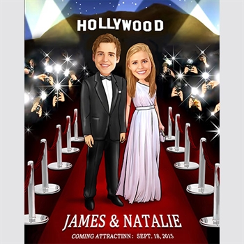 Hollywood Fame Caricature from Photos - myDaVinci